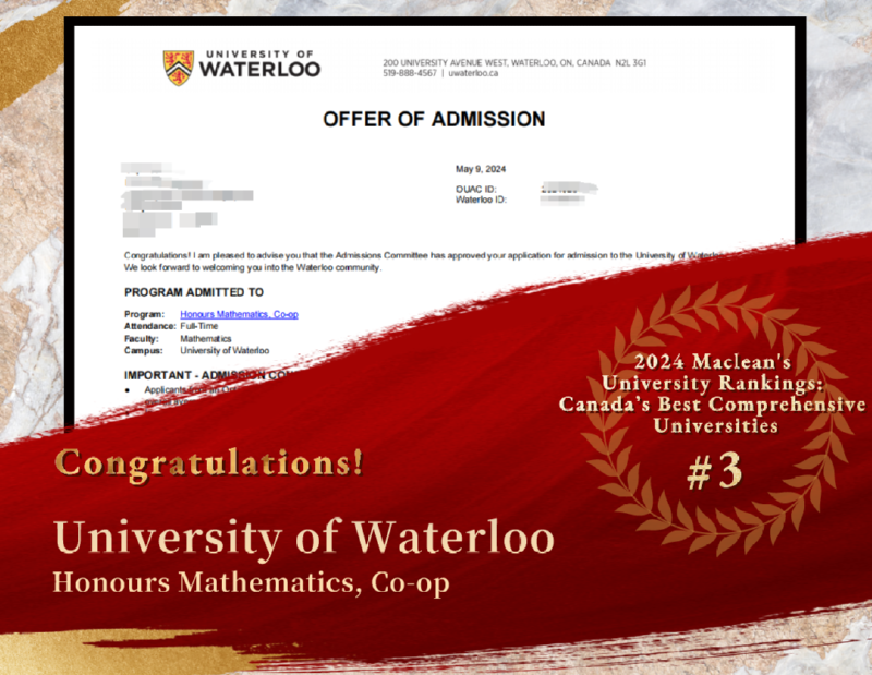 University of Waterloo-Honours Mathematics, Co-op.png